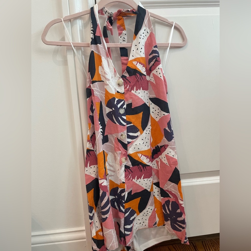 Super cute tropical romper